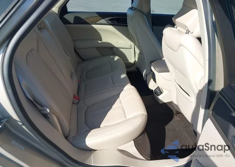 2017 Lincoln Mkz Hybrid Reserve из США, поврежденный, VIN 3LN6L5MU3HR650511